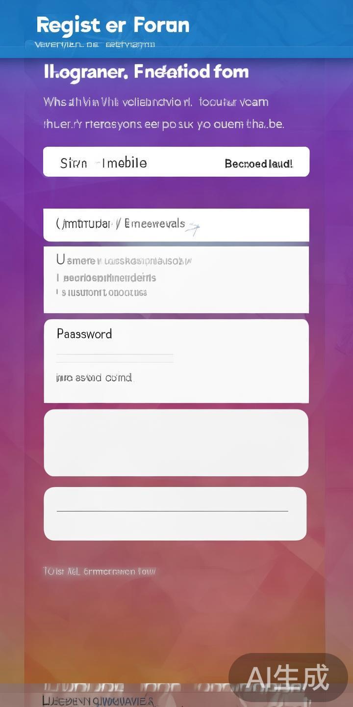 点击注册按钮：点击后，进入注册表单页面。此时，要准